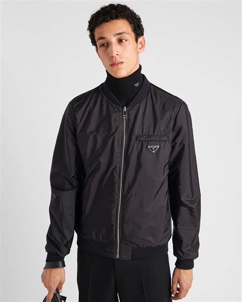 prada bomber jacket women's|prada nappa bomber jacket.